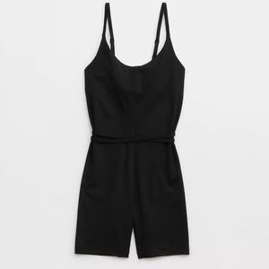 Aerie ribbed bodysuit romper size S